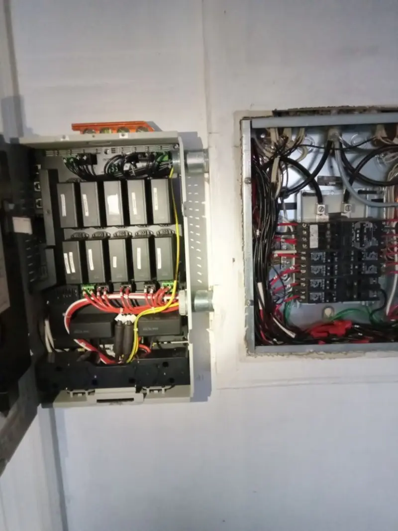 Electrical panel upgrade completed for Security Camera Wiring in Burtonsville